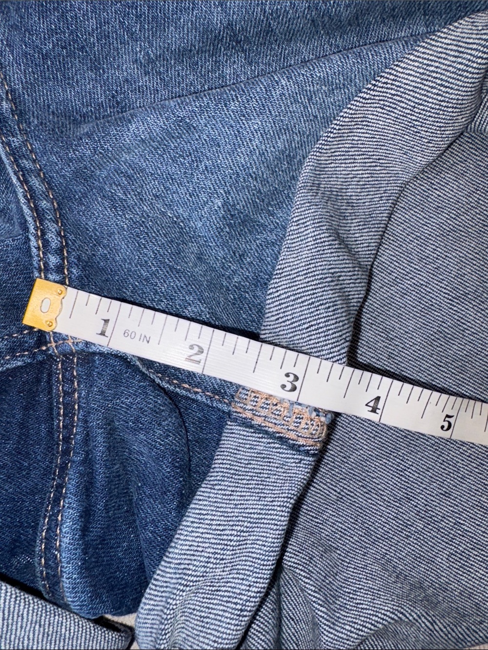 Old Navy O.G. High-rise Blue Denim Roll-Cuff Women's Shorts Plus Size 28 NWT! - Picture 5 of 16